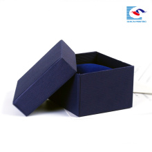 Single color foil stamping paper box for cosmetic and jewellery watches packing